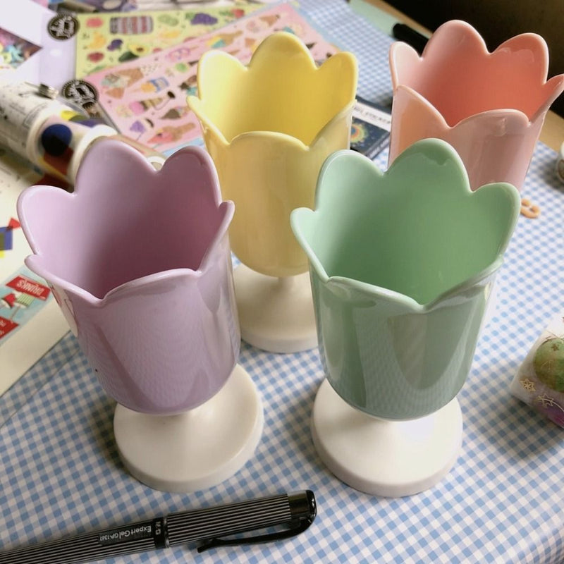 Pastel tulip pen holder - cups - home decor - decoration - tulips