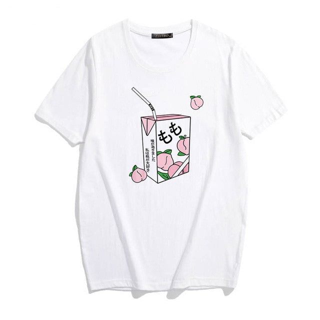 Peachy milk box tee - hippies - hippy - japan - japanese - milk box