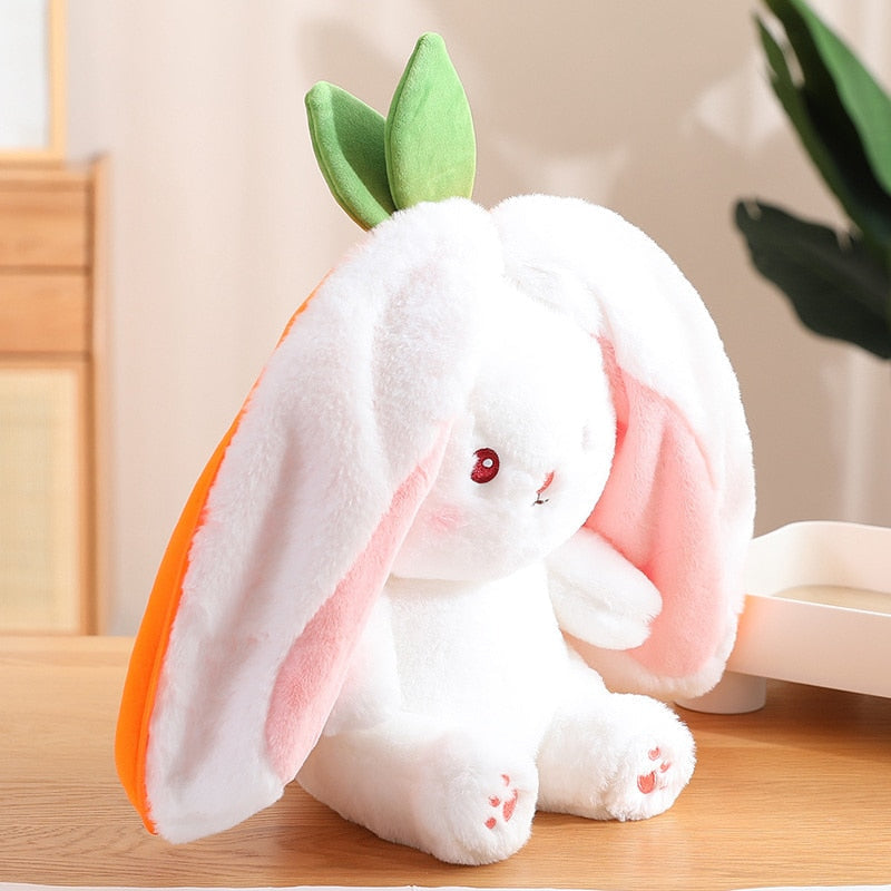 Peekaboo bunny fruit plush - bunny - carrot - fruit - fruity - plush