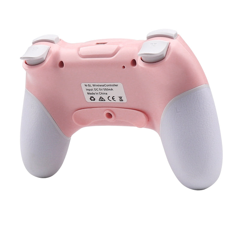 Pink bluetooth game controller for pc/switch - animal crossing - controller