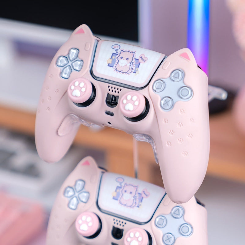 Pink Neko PS5 & Switch Controller Covers – Kawaii Babe