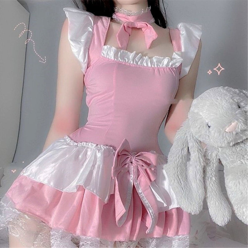 Pink Princess Adult Onesie Dress Skirt Cute Cosplay | Kawaii Babe Pink Princess Adult Onesie Dress Skirt Cute Cosplay | Kawaii Babe
