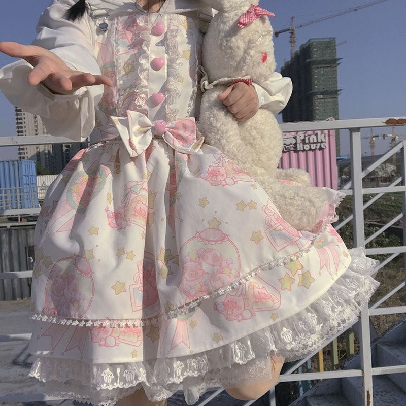 Pretty piggy dress - dress - jsk - kawaii - lolita