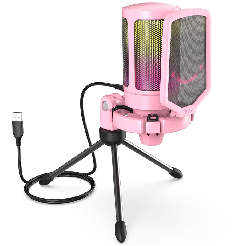 Microphonen Pink Professional Pink Streaming Microphone β Kawaii Babe