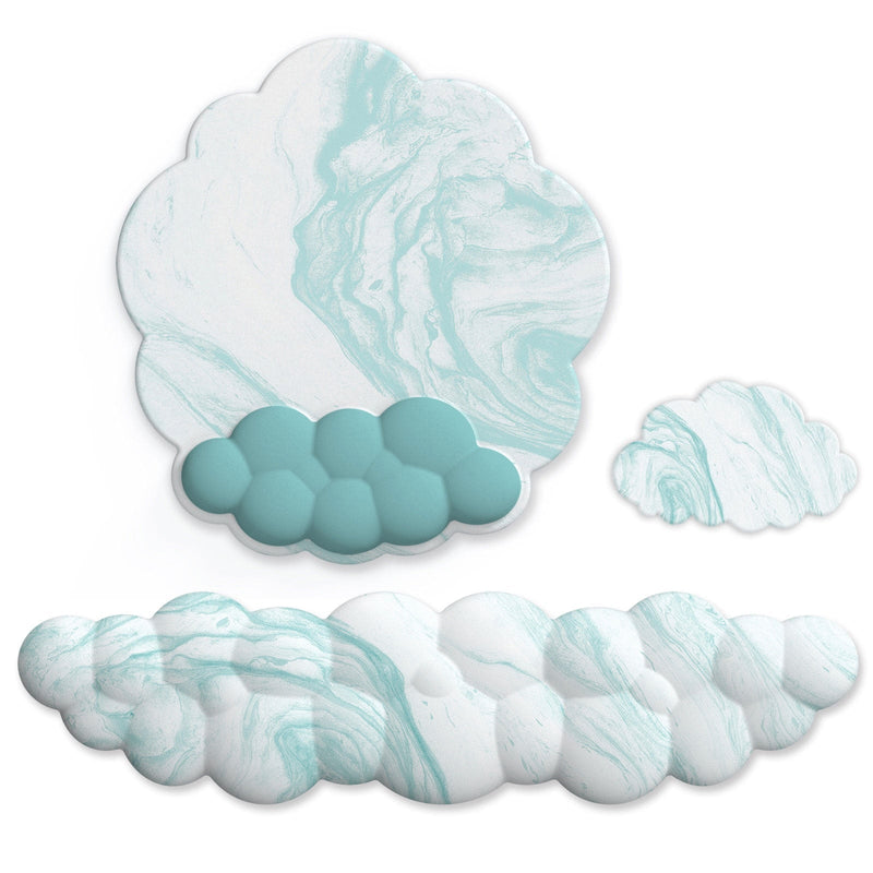 Puffy cloud pastel wrist rest - gaming - kawaii - mouse pad - pastel - wrist rest