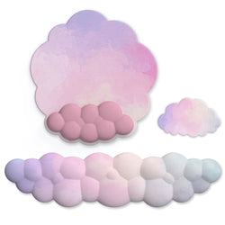 Puffy cloud pastel wrist rest - gaming - kawaii - mouse pad - pastel - wrist rest