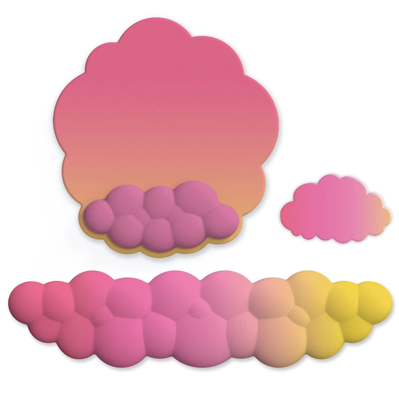 Puffy cloud pastel wrist rest - gaming - kawaii - mouse pad - pastel - wrist rest