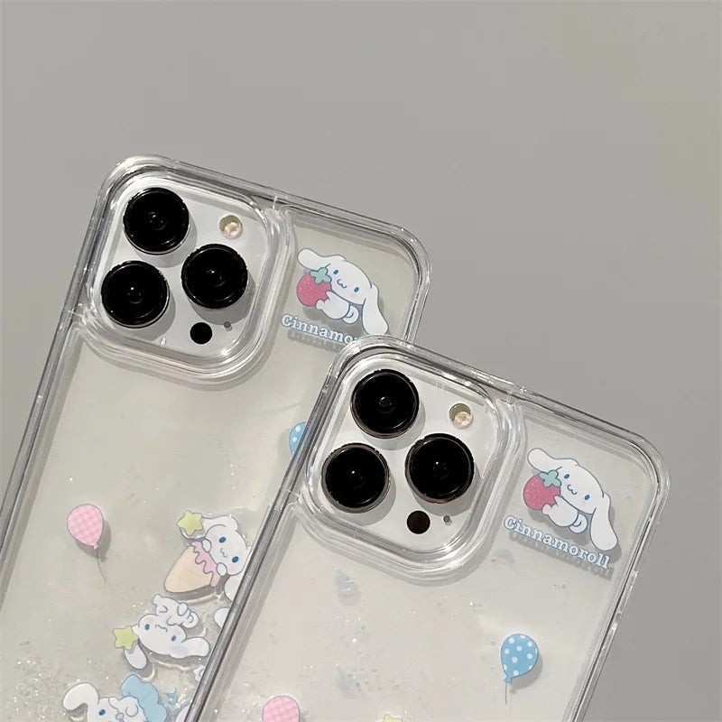 Quicksand cinna parade iphone case - cinnamoroll - iphone - kawaii - phone case - cover