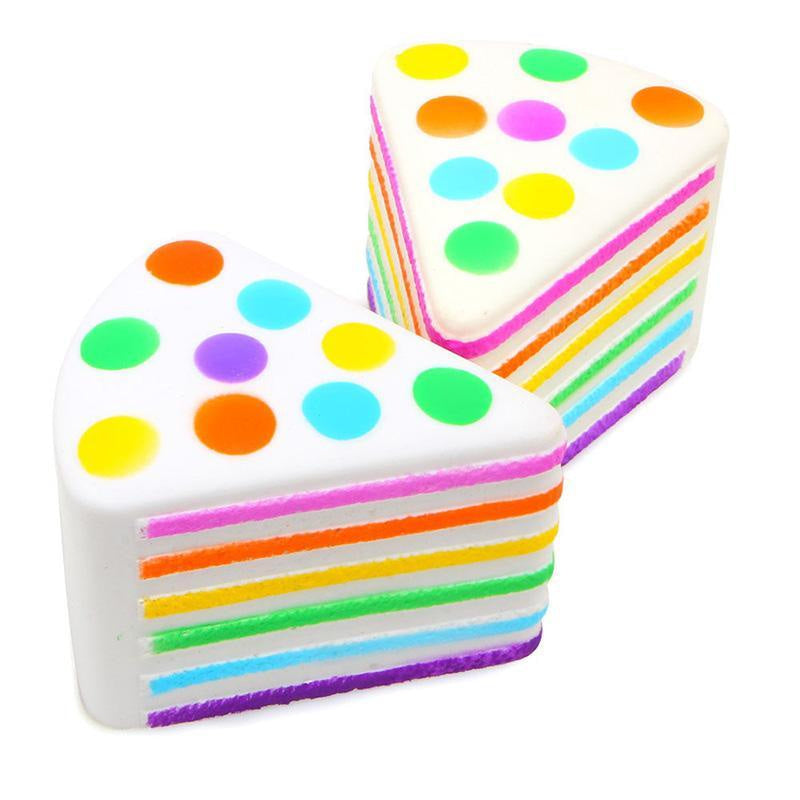 Rainbow cake squishy - birthday cake - cakes - candies - candy - food