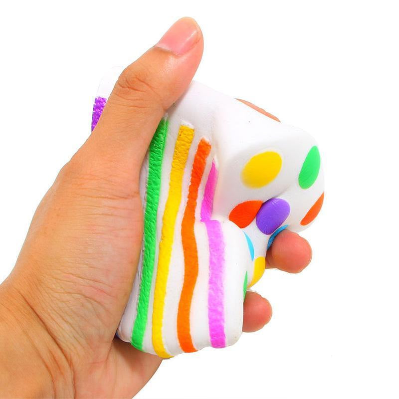 Rainbow cake squishy - birthday cake - cakes - candies - candy - food