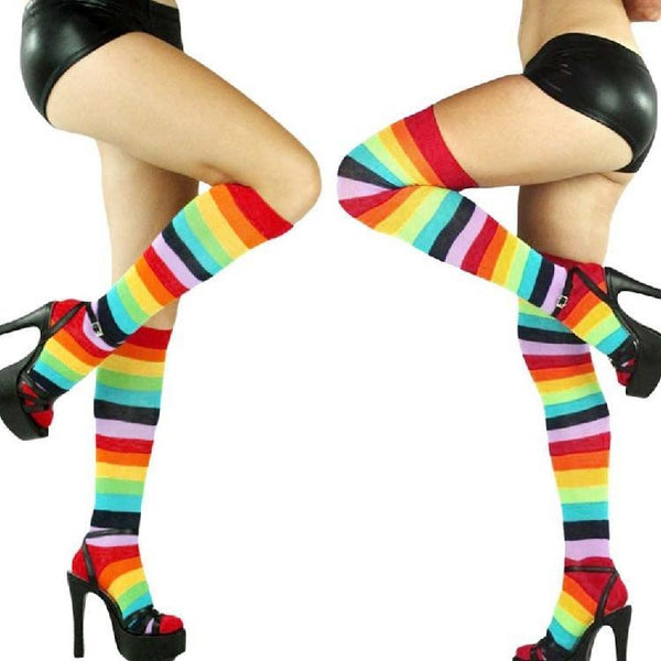 Rainbow knee socks - gay pride - knee socks - long - rainbowcore