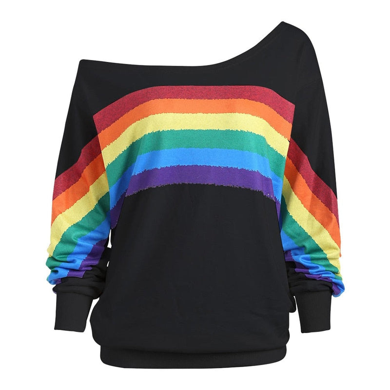 Rainbow pullover - gay pride - knit - knitting - knitwear - lgbtq