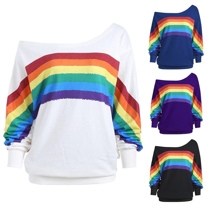 Rainbow pullover - gay pride - knit - knitting - knitwear - lgbtq