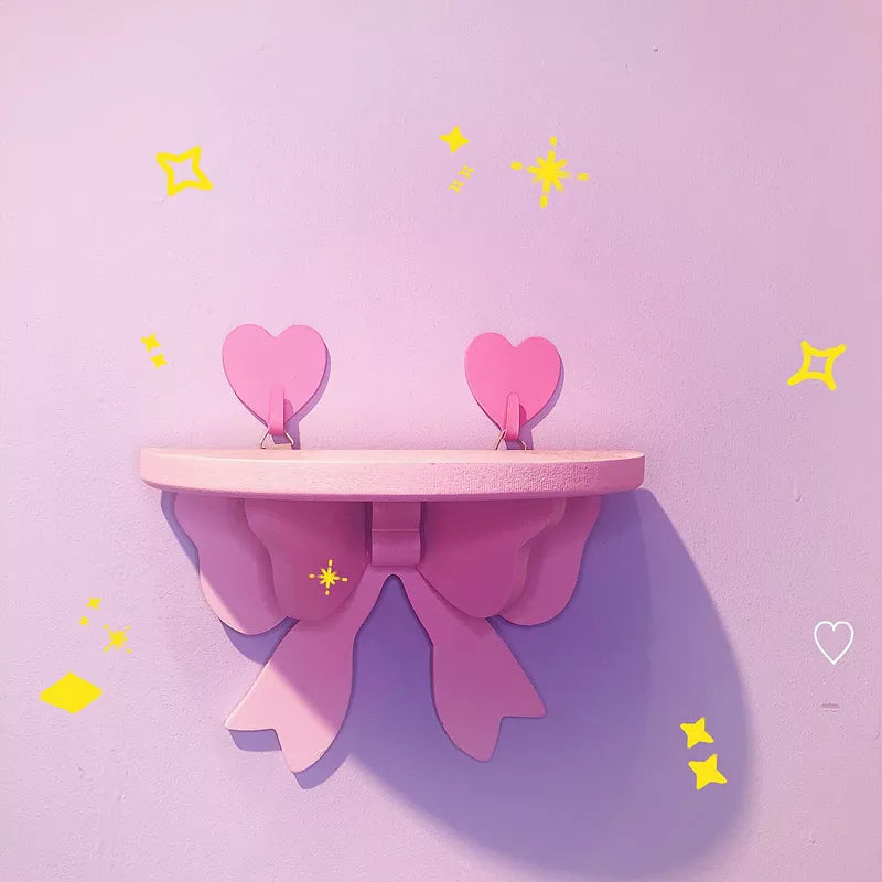 Ribbon display shelves (2 pcs) - cabinets - kawaii - shelf - shelves - shelving