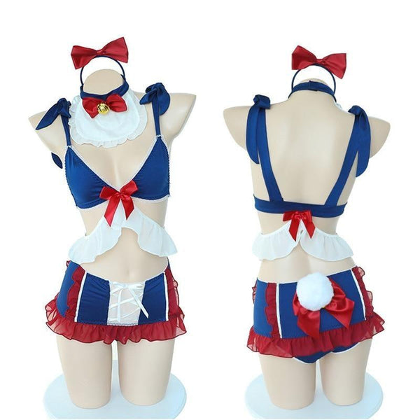 Sailor bunny cosplay - bra - bralette - bunnies - bunny - tail
