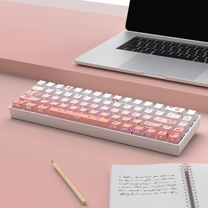 Sakura blossom backlit key caps full set - cherry blossom - japanese blossoms - light up - sakura