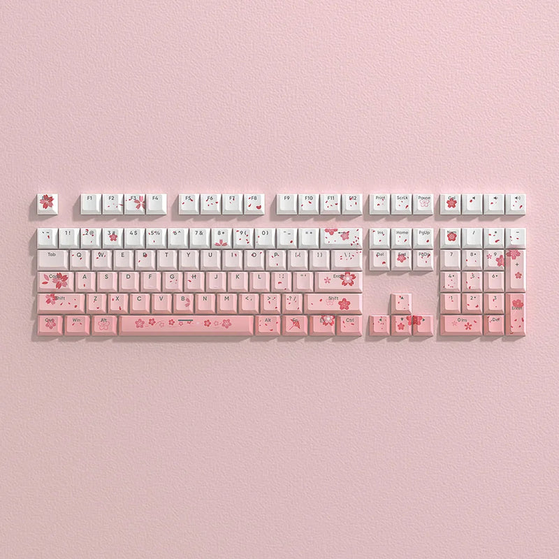 Sakura blossom backlit key caps full set - cherry blossom - japanese blossoms - light up - sakura