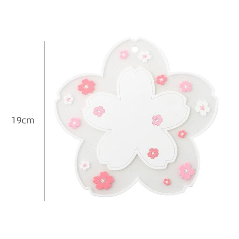 Sakura blossom coasters - cherry blossom - drink coasters - drinkware - kawaii - kitchenware