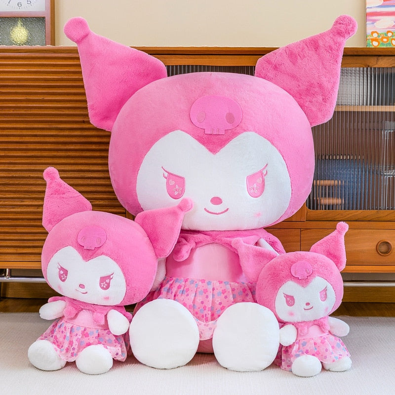 Sakura blossom kuromi plush - cherry blossom - kawaii - kuromi - pink - plush