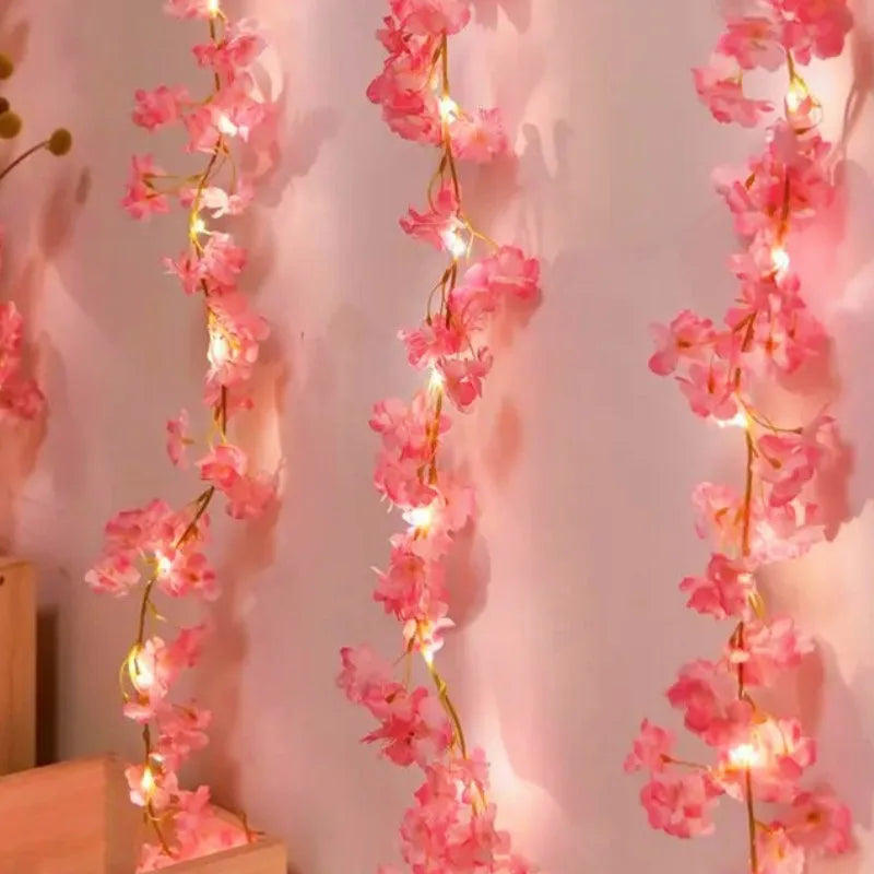 Sakura blossom string lights - cherry blossom - home decor - kawaii - led