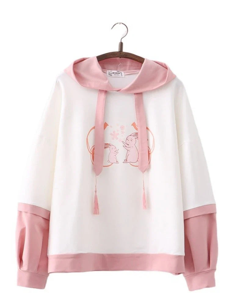 Sakura bunny hoodie - hoodies - sweaters - sweatshirt - sweatshirts