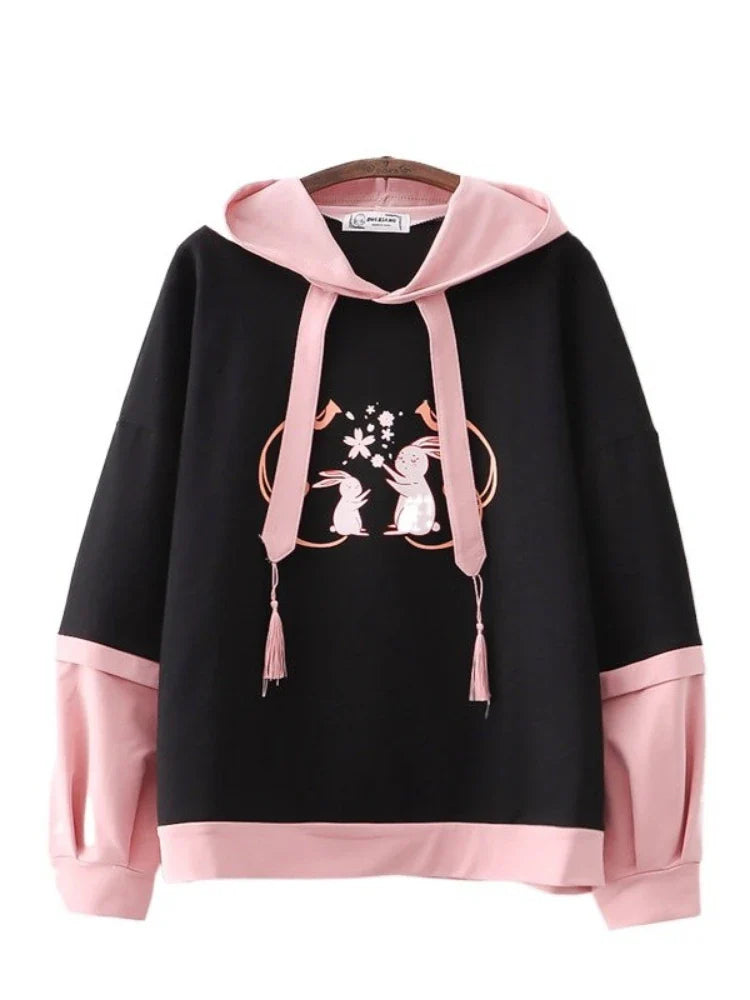 Sakura bunny hoodie - hoodies - sweaters - sweatshirt - sweatshirts