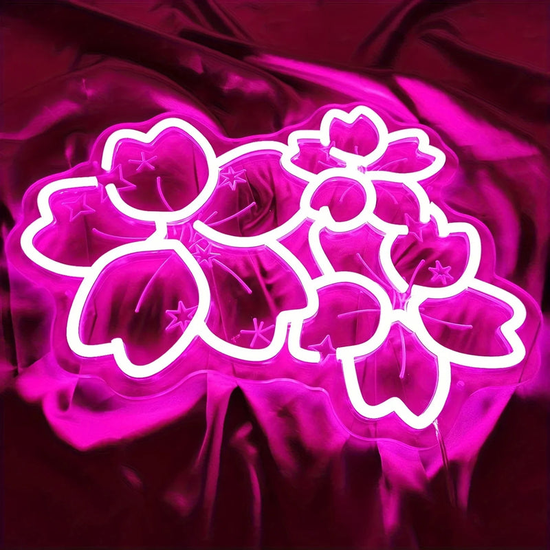 Sakura flower kawaii neon sign - decoration - display lights - kawaii - led - light up sign