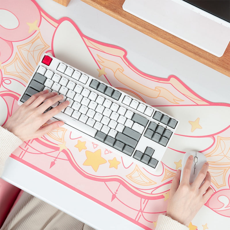 Amazon.com: Large Anime Mouse Pad RGB Huge Custom Design Mousepad,Mouse Pads  with Non-Slip Rubber Base,Led Light Edge Mouse Mat,Washable Desk Pad for  Gamer,Computer,Laptop,PC,31.5X15.7 inch : Office Products
