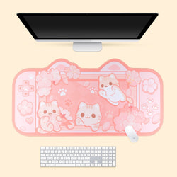Sakura neko gaming mousepad - egirl - gamer - girls - gaming - mouse pad