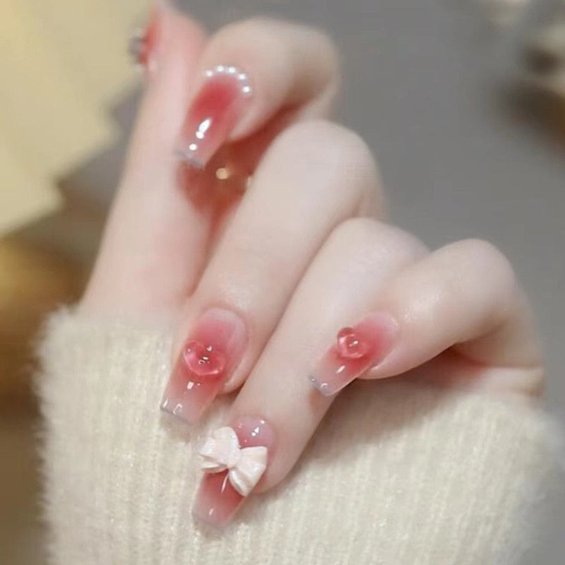 Short angelic press on nails - beauty - fairy-kei - fairycore - kawaii - nails