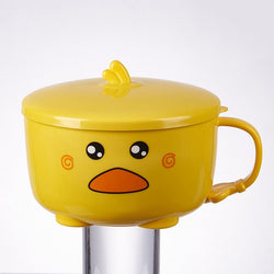 Silly duck ramen bowl - bowl - dinnerwear - flatware - kawaii - ramen