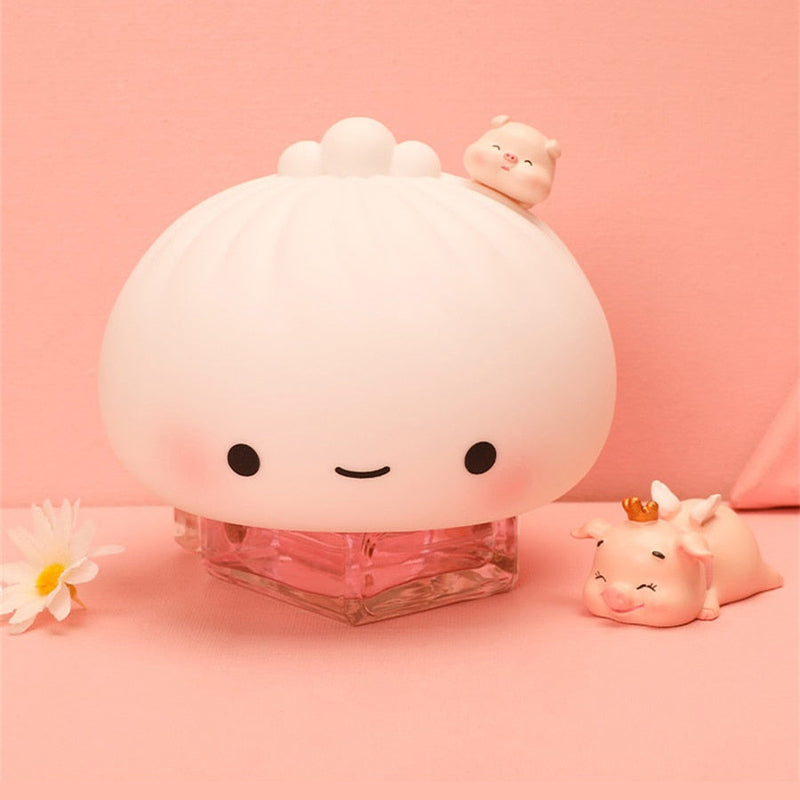 Smol dumpling lamp - desk lamp - dumpling - kawaii - led