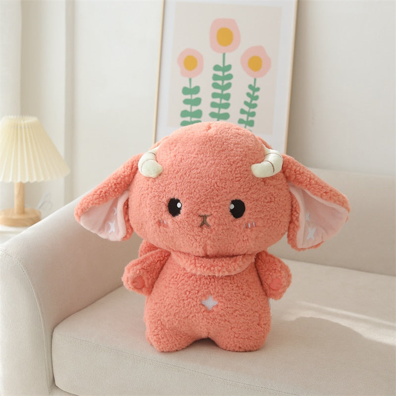 Kawaii soft cosmic galaxy sheep plushie stuffed animal