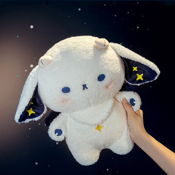 Kawaii soft cosmic galaxy sheep plushie stuffed animal