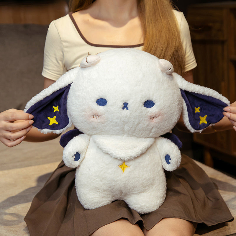 Kawaii soft cosmic galaxy sheep plushie stuffed animal