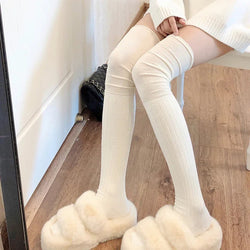 Kawaii soft & slouchy thigh high socks stockings