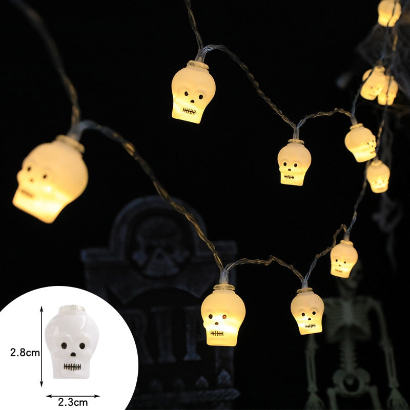 Spooky led light string - eye ball - ghost - halloween - kawaii