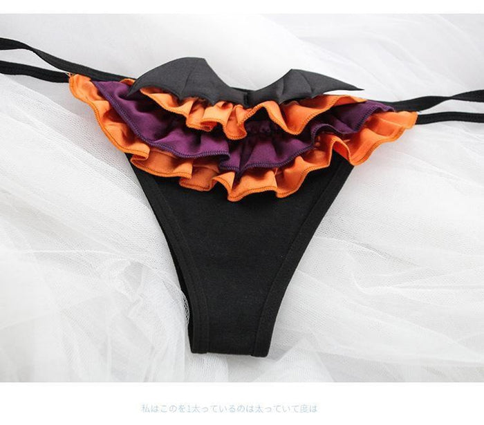 Spooky Lingerie Set Bats Halloween Costume Lingerie | Kawaii Babe Spooky Lingerie Set Bats Halloween Costume Lingerie | Kawaii Babe