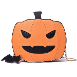 Kawaii spoopy pumpkin bag jack-o-lantern purse halloween