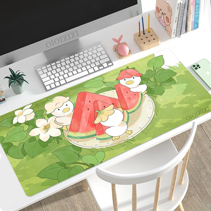 Spring florals mouse pad - desk mat - pad - floral - kawaii - mouse