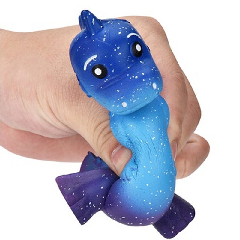 blue galaxy reindeer baby dinosaur squeeze toy stress ball stress relief autism stim stimming kawaiii autistic dino toys by kawaii babe