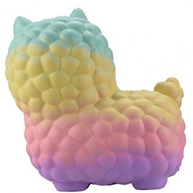 rainbow alpaca squeeze toy stress ball stress relief autism stim stimming kawaii fairy kei by kawaii babe