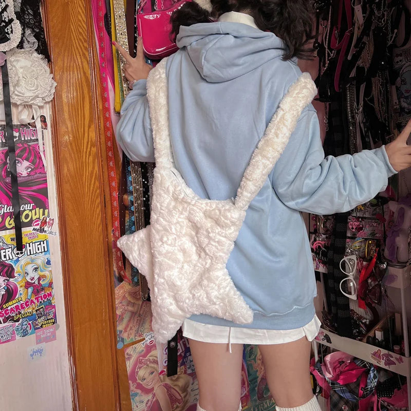 Star girl y2k slouchy bag - bags - cross body bag - purse - purses