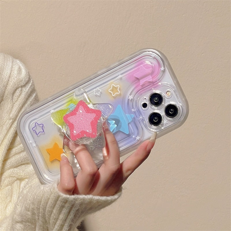 Starry grip iphone case - 3d - case - iphone - kawaii - phone