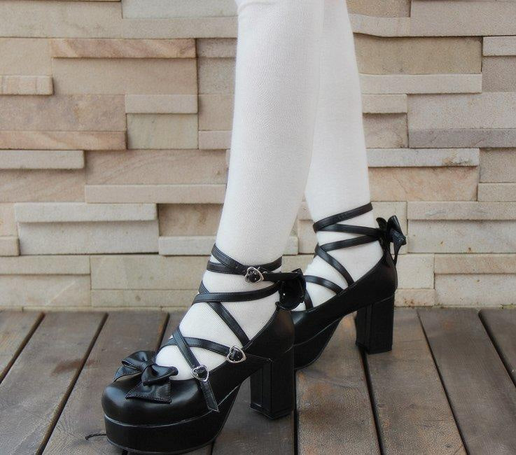 Strappy wrap princess heels - ankle strap - straps - egl - heels - high