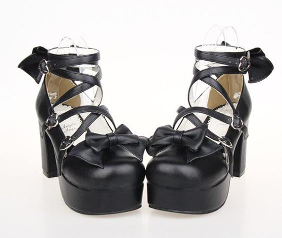 Strappy wrap princess heels - ankle strap - straps - egl - heels - high