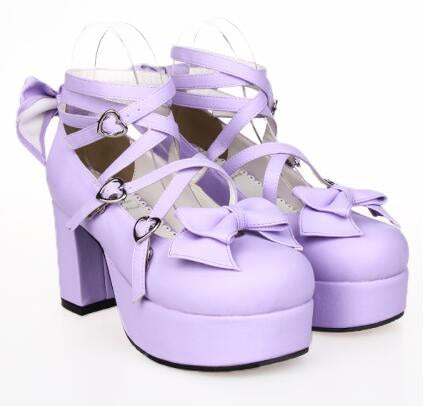 Strappy wrap princess heels - ankle strap - straps - egl - heels - high