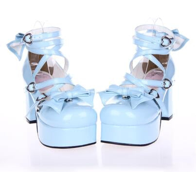 Strappy wrap princess heels - ankle strap - straps - egl - heels - high