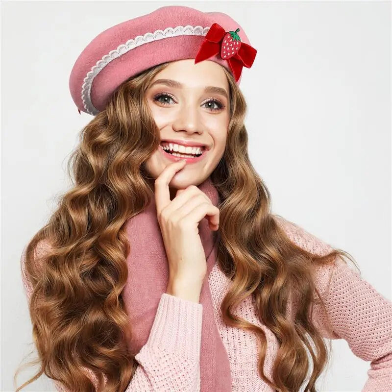 Strawbaby beret - beret - berets - hat - hats