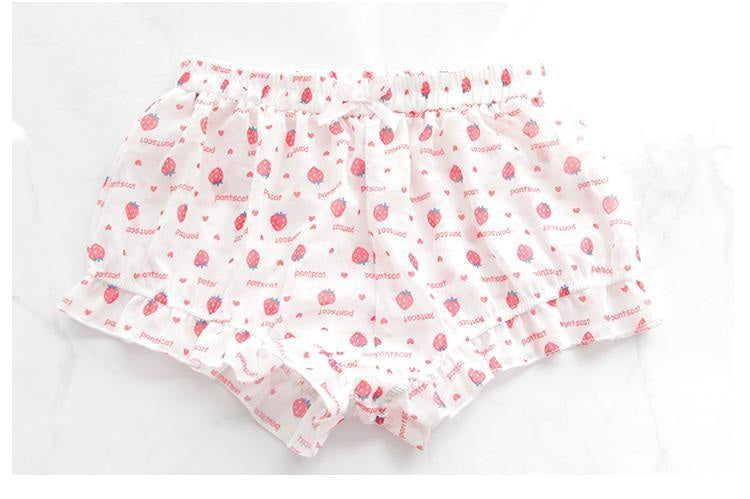 Kawaii strawberry bloomer shorts harajuku sweet lolita fairy kei